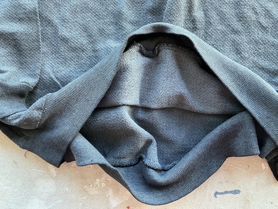 Small / Medium 70s / 80s Faded Black Glam Stars S… - image 7