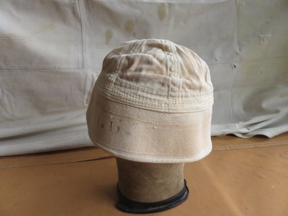 XS 40s US US Navy White Cotton Bucket Hat / Sailo… - image 6