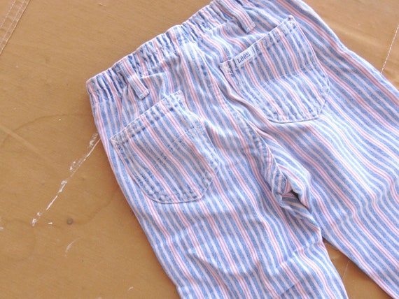 Children's 80s Lee Striped Jeans / 20 21 Waist 19… - image 10