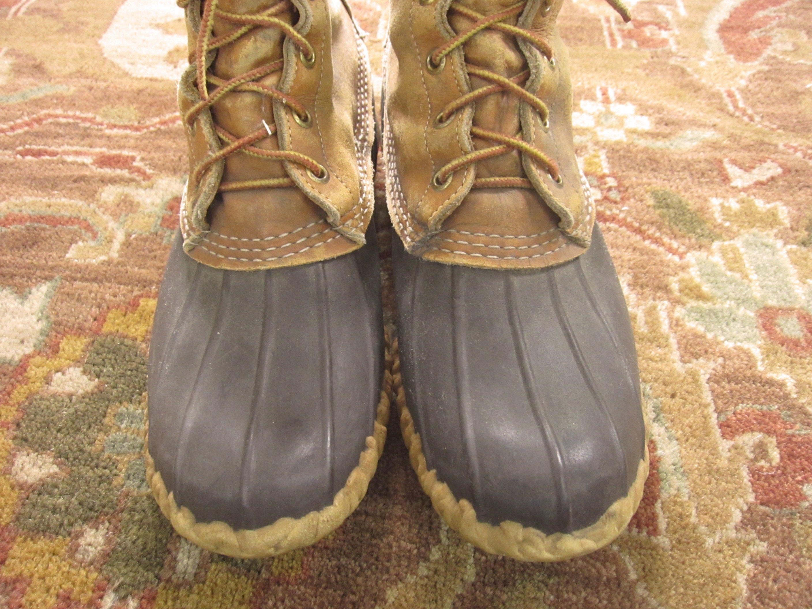 Men's 7 FITS 8 LL Bean Maine Hunting Shoes / Duck Boots - Etsy