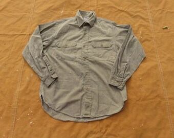 Khaki Work Shirt | Etsy