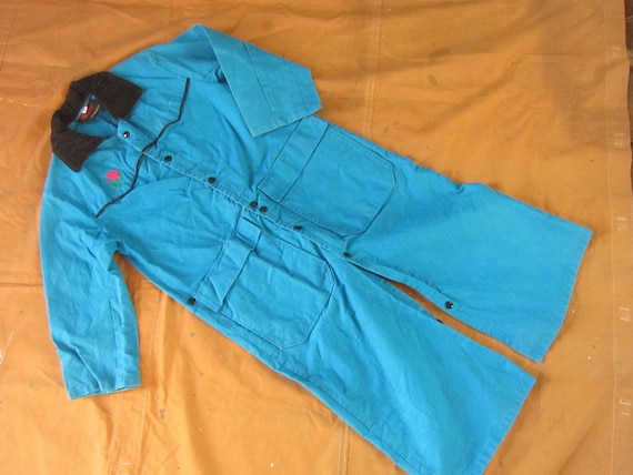 XS 80s Canvas Duster Coat / Rancher, Ranch Coat, T