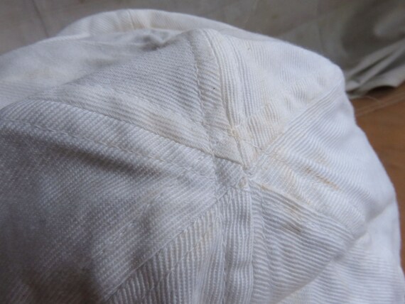 XS / Small 50s US Navy White Cotton Bucket Hat / … - image 7