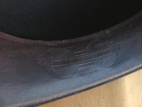 AntonFerdinandサイン入りCap '13年トルコBURSASPOR Antique 10s / 20s Stetson Bowler Hat / Black Felt Derby