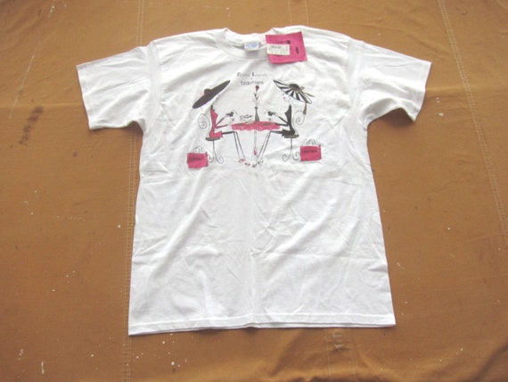 XL 90s Bloomingdales T-shirt / Bloomies 1990s Mal… - image 2