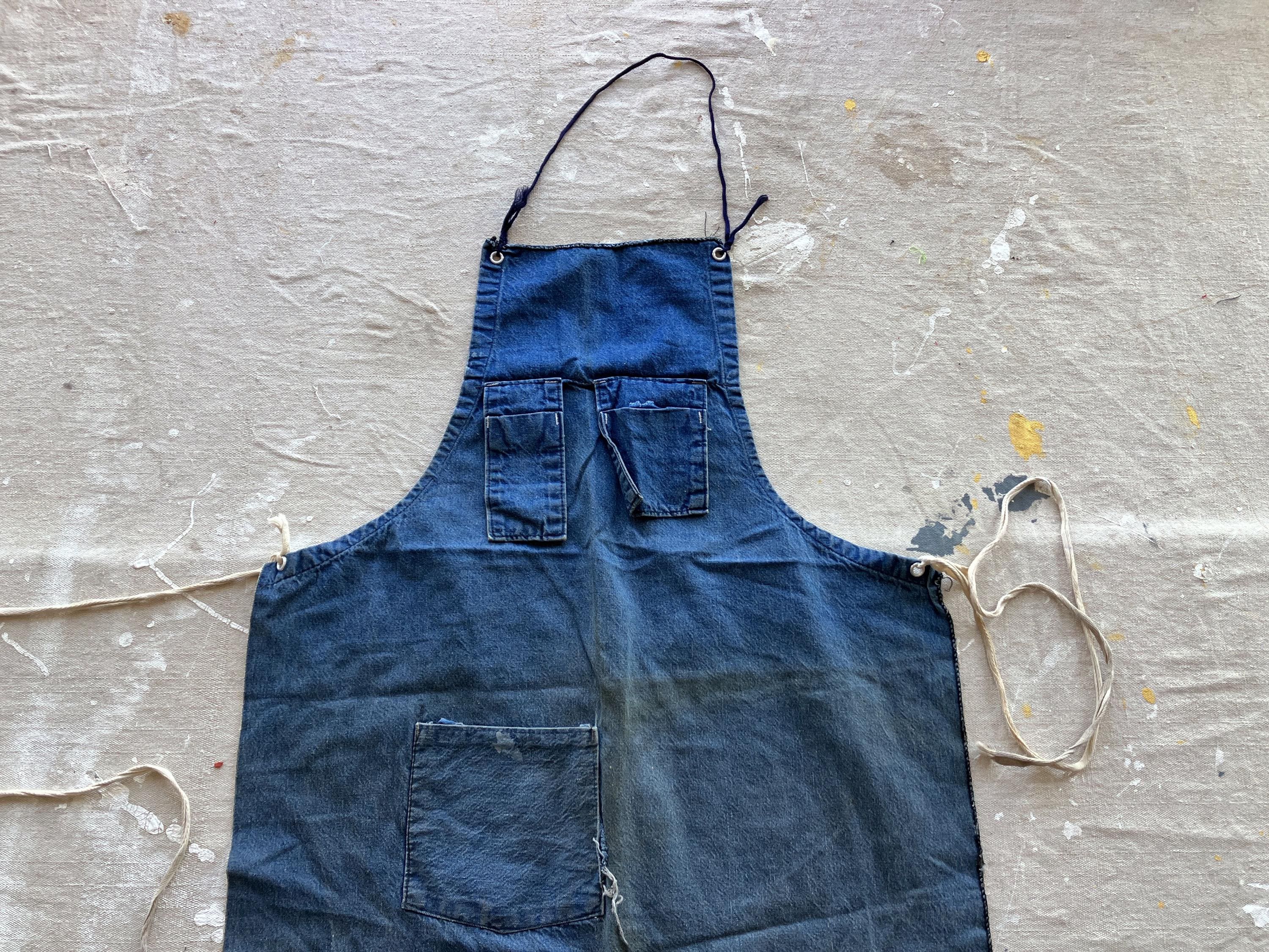 は*き様 50’s 染み込み vintage work apron ヴィンテージ は*き様 50's 染み込み vintage work apron ヴィンテージ は*き