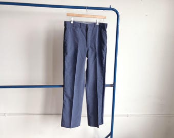 36 Waist 80s Mailman Uniform Pants / Striped Postal Service Trousers USPS 5