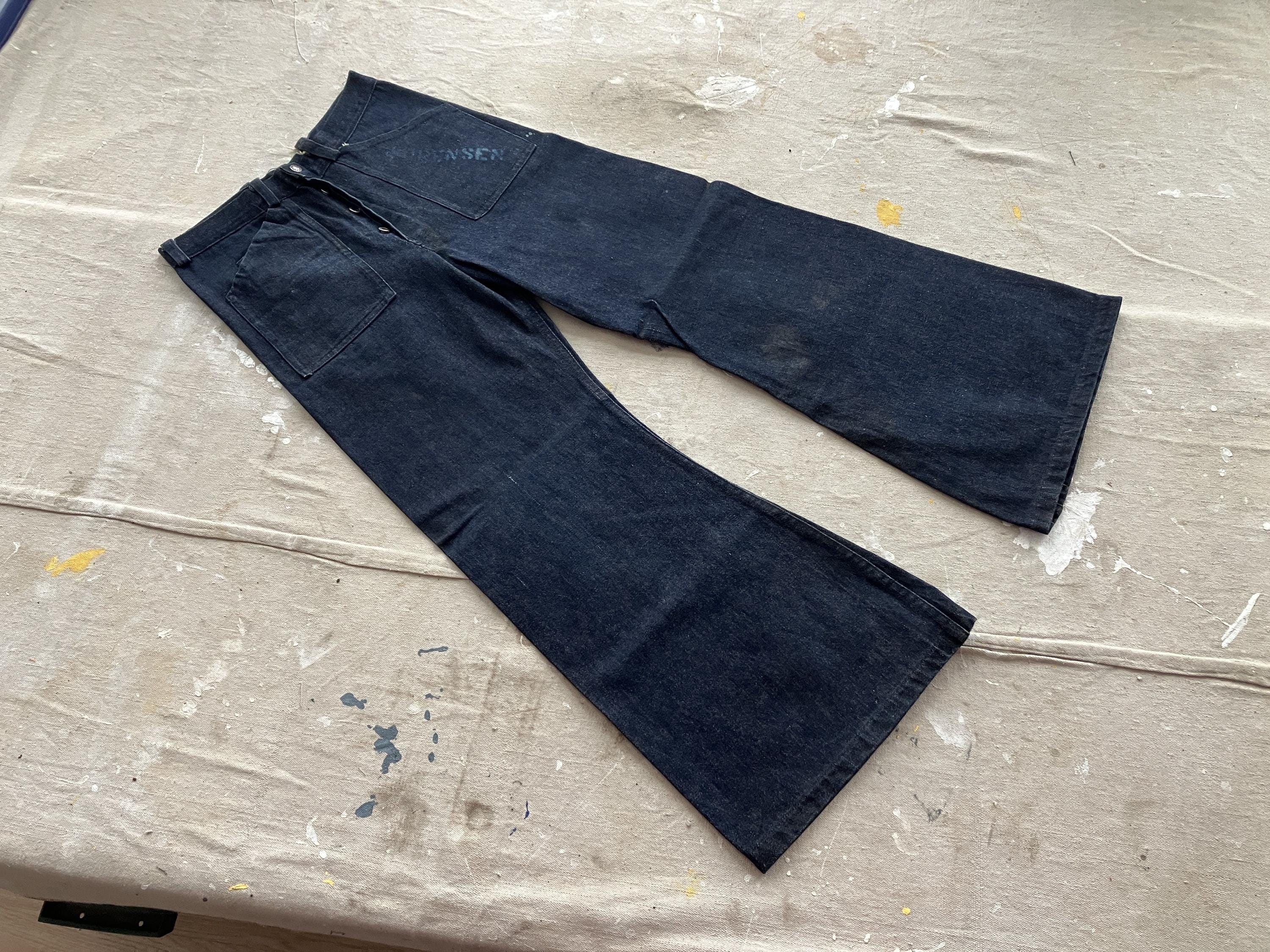 Donut Button Jeans - Etsy