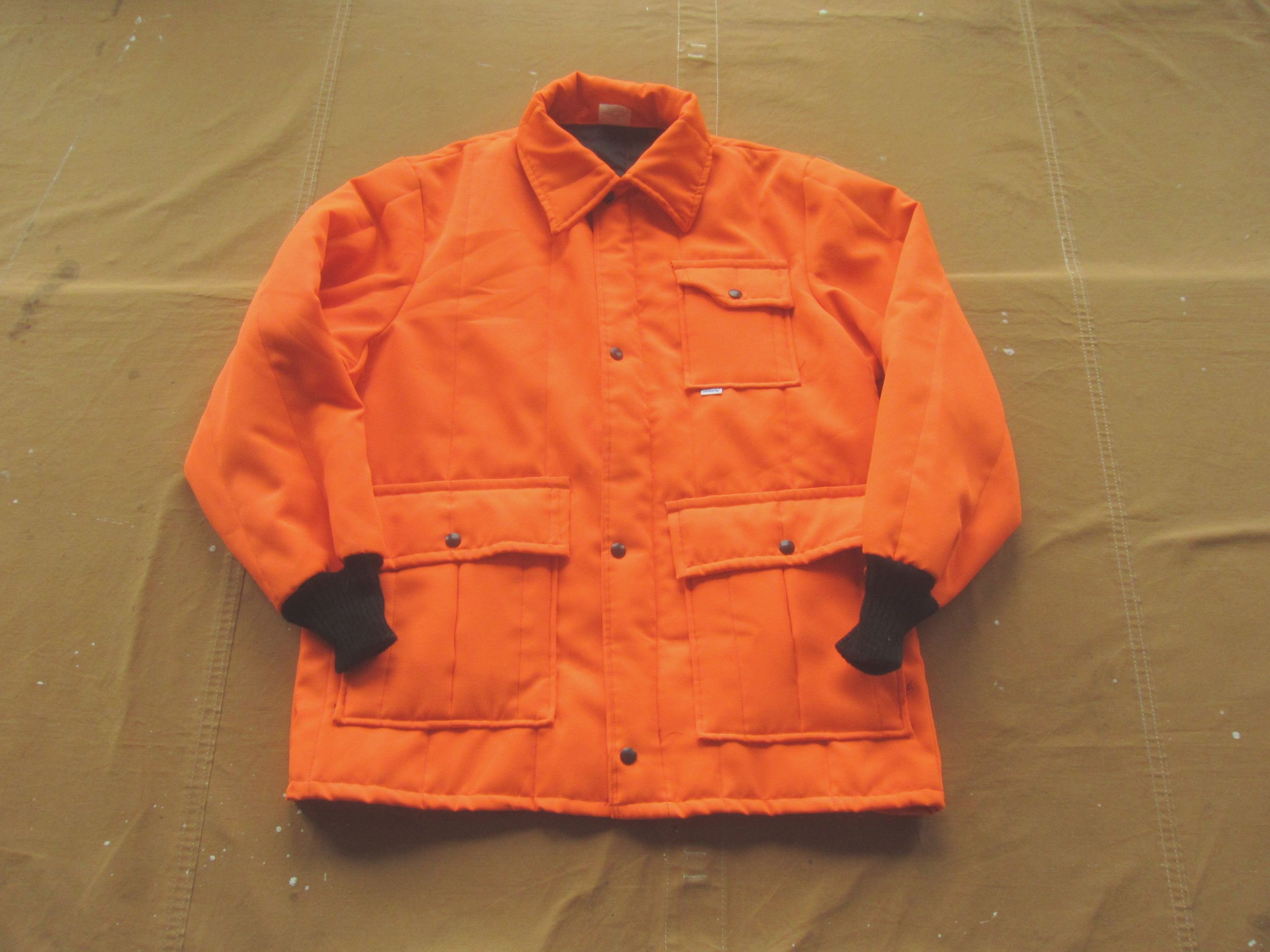 Blaze Orange Quilted Hunting Jacket 