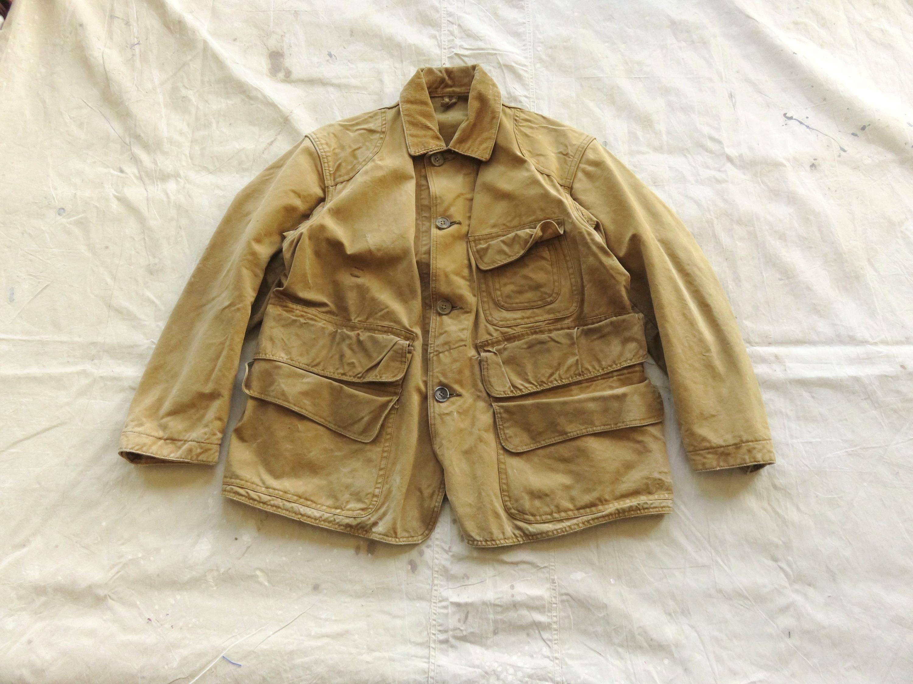 Small 30s Redhead Canvas Hunting Jacket / 1930s Men