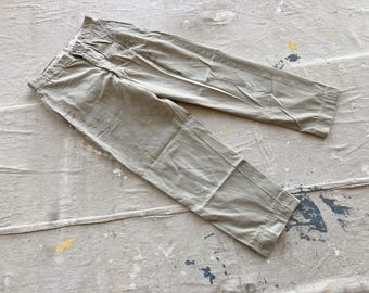 Vintage 60's Army Military Khakis Chinos Zip Fly Trousers Pants Sz