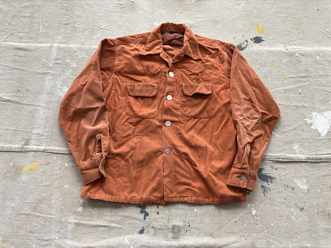 トップス 50s-60s Open Collar Check Shirt 50s-60s Open Collar Check Shirt