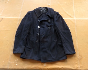 Vintage Schott U.S. 740N Wool Pea Jacket Made in Usa Women's