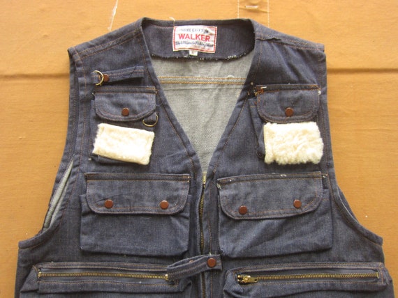Denim fishing sale vest
