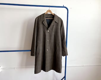 Vintage 1960s/1970s KASHMARA Camel Overcoat ~ Size 44 to 46 Long