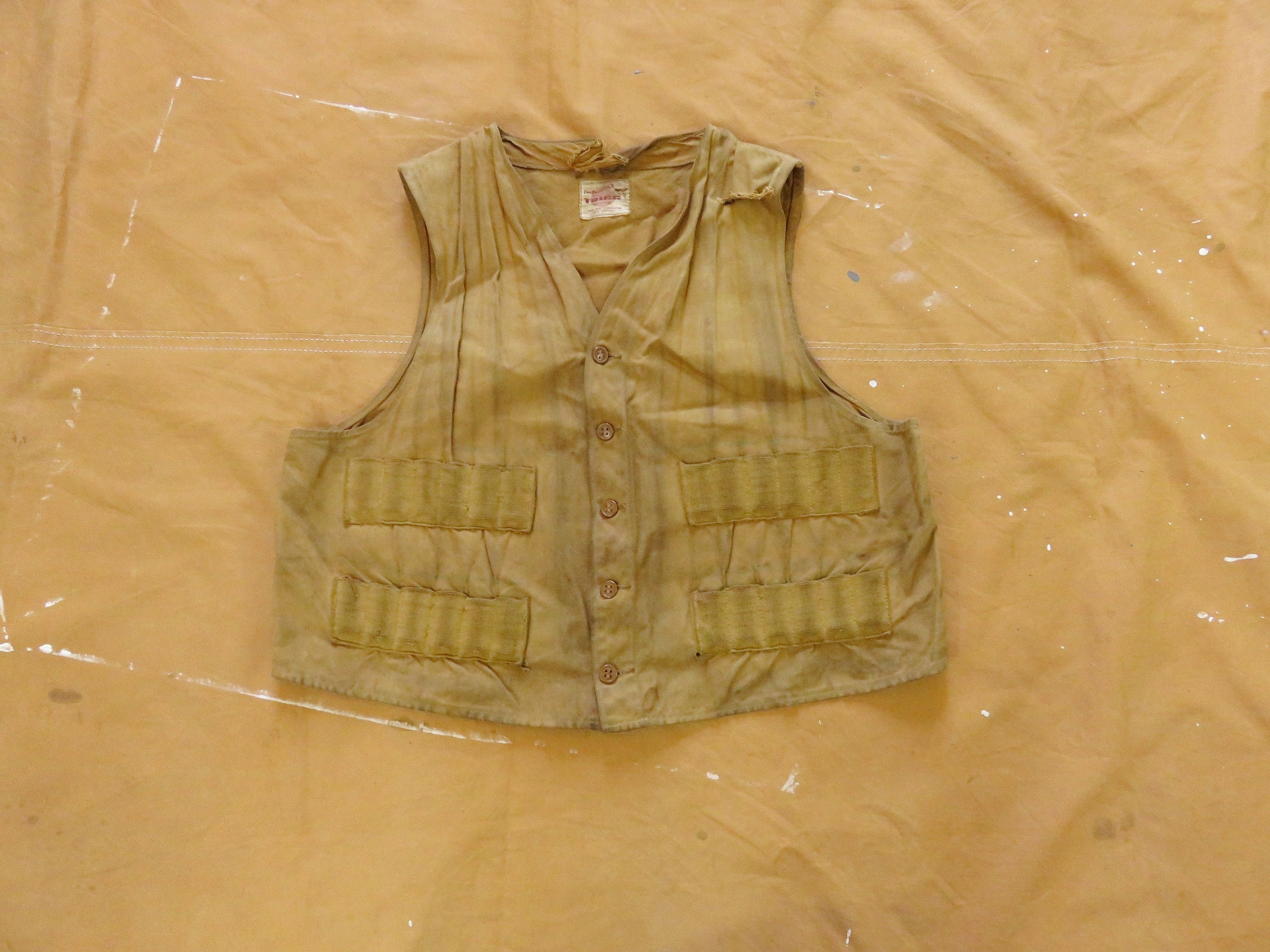1940'S VINTAGE / DUCK VEST