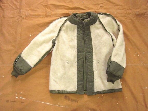 Small 60s US Army Parka Liner Jacket / 1960s, Beig