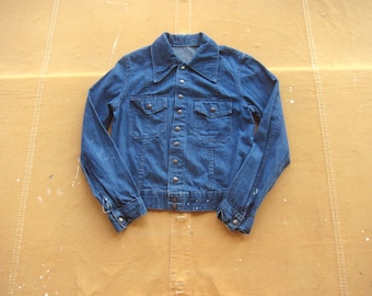 ジャケット・アウター VTG 60s 70s Denim Jacket JC.Penney? Used JCPENNEY 1970's Vintage Retro Denim Trucker Jean Jacket Mens
