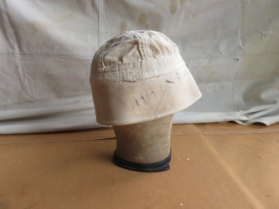 XS 40s US US Navy White Cotton Bucket Hat / Sailo… - image 1