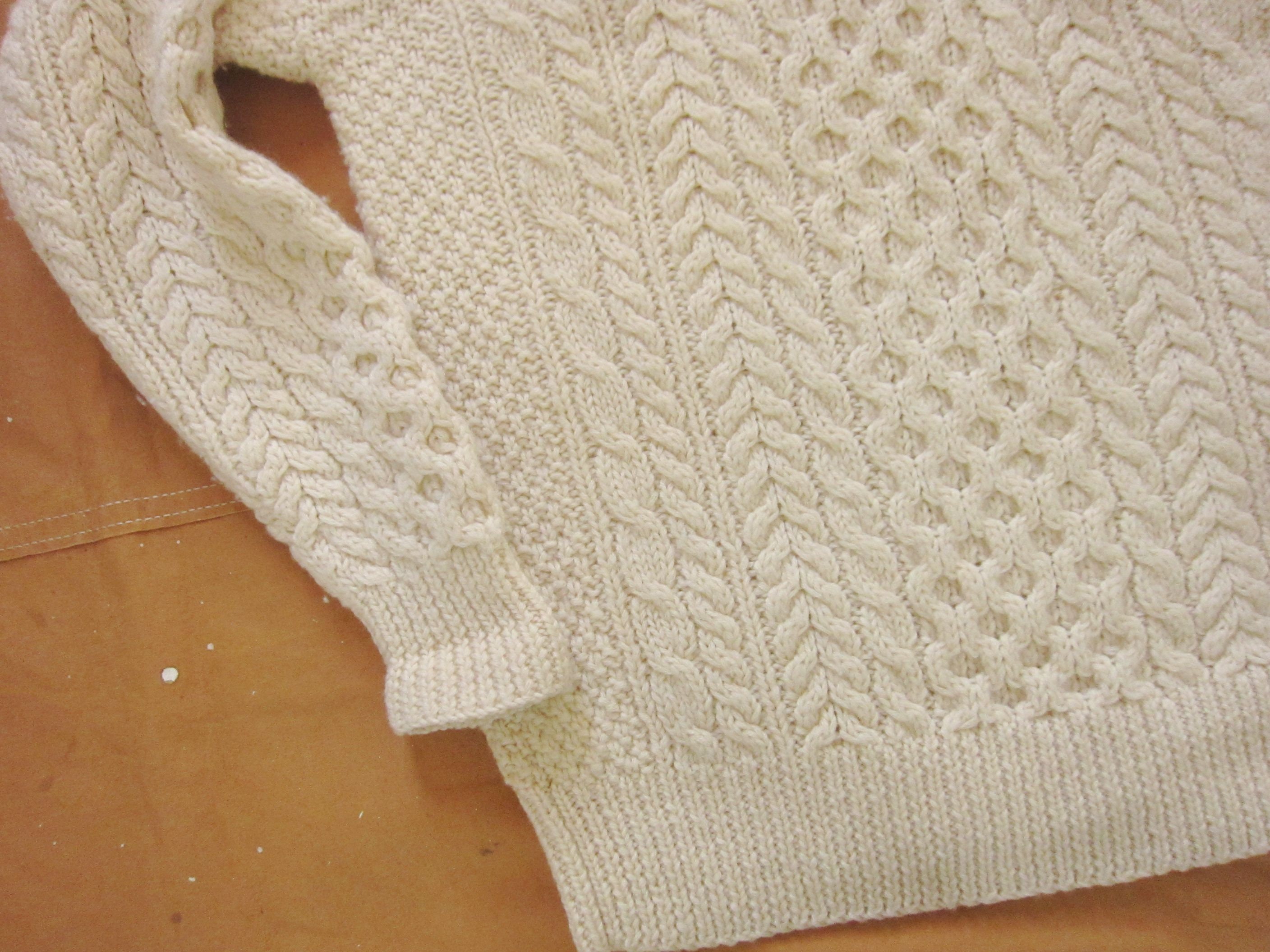 Medium 80s Wool Cable Knit Fisherman Sweater / Cream Beige - Etsy
