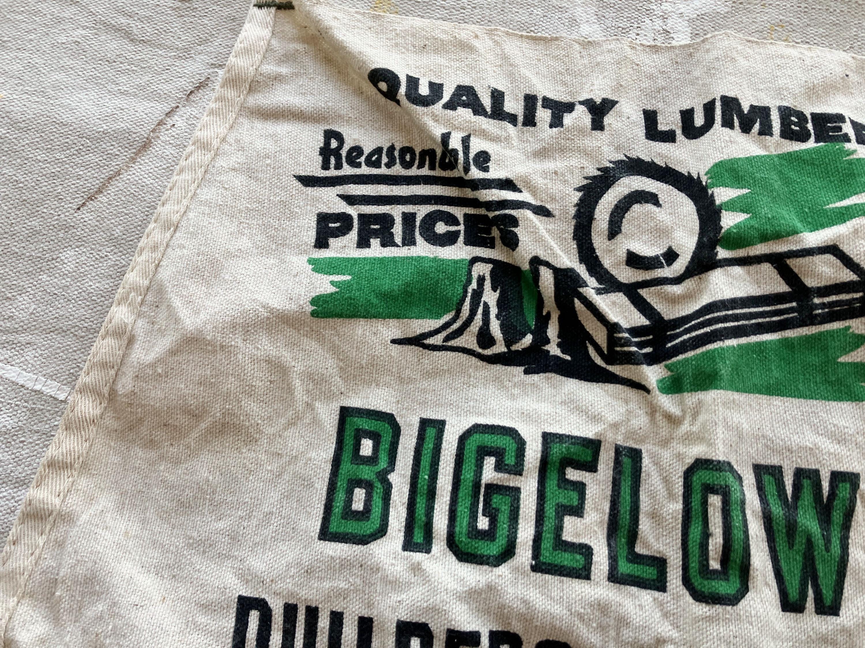 ヴィンテージ 50s Lumber Company キャンバス ショップエプロン
