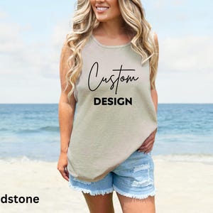 Benutzerdefinierte Frauen Unisex Workout Tank Top Shirt, personalisierte Workout Tank Top, Sommer Top benutzerdefinierte Shirt, Damen Tank Top, kundenspezifisches Design