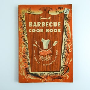 Sunset Barbecue Cook Book / Vintage BBQ Cookbook