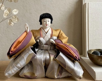JAPANESE TRADITIONAL DOLL, Original Hina Ningyo Matsuri Doll, Hand