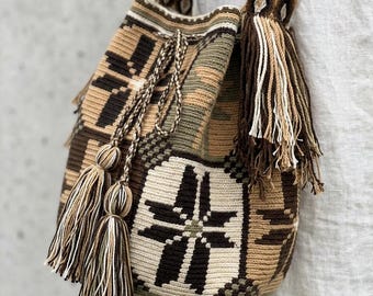 Handwoven crochet bag, Spacious basket bag with long straps , Spring Summer fashion
