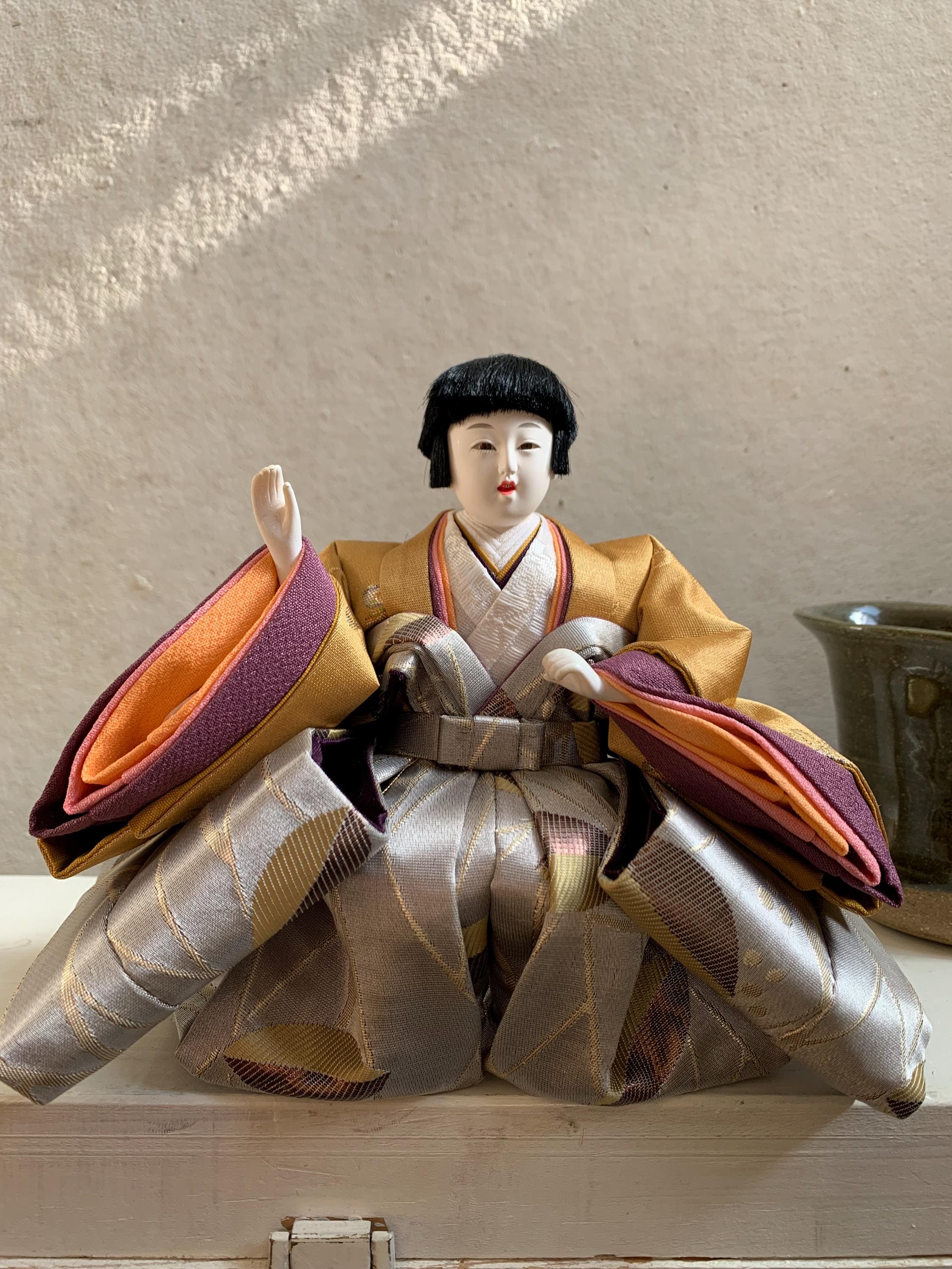 JAPANESE TRADITIONAL DOLL, Original Hina Ningyo Matsuri Doll, Hand