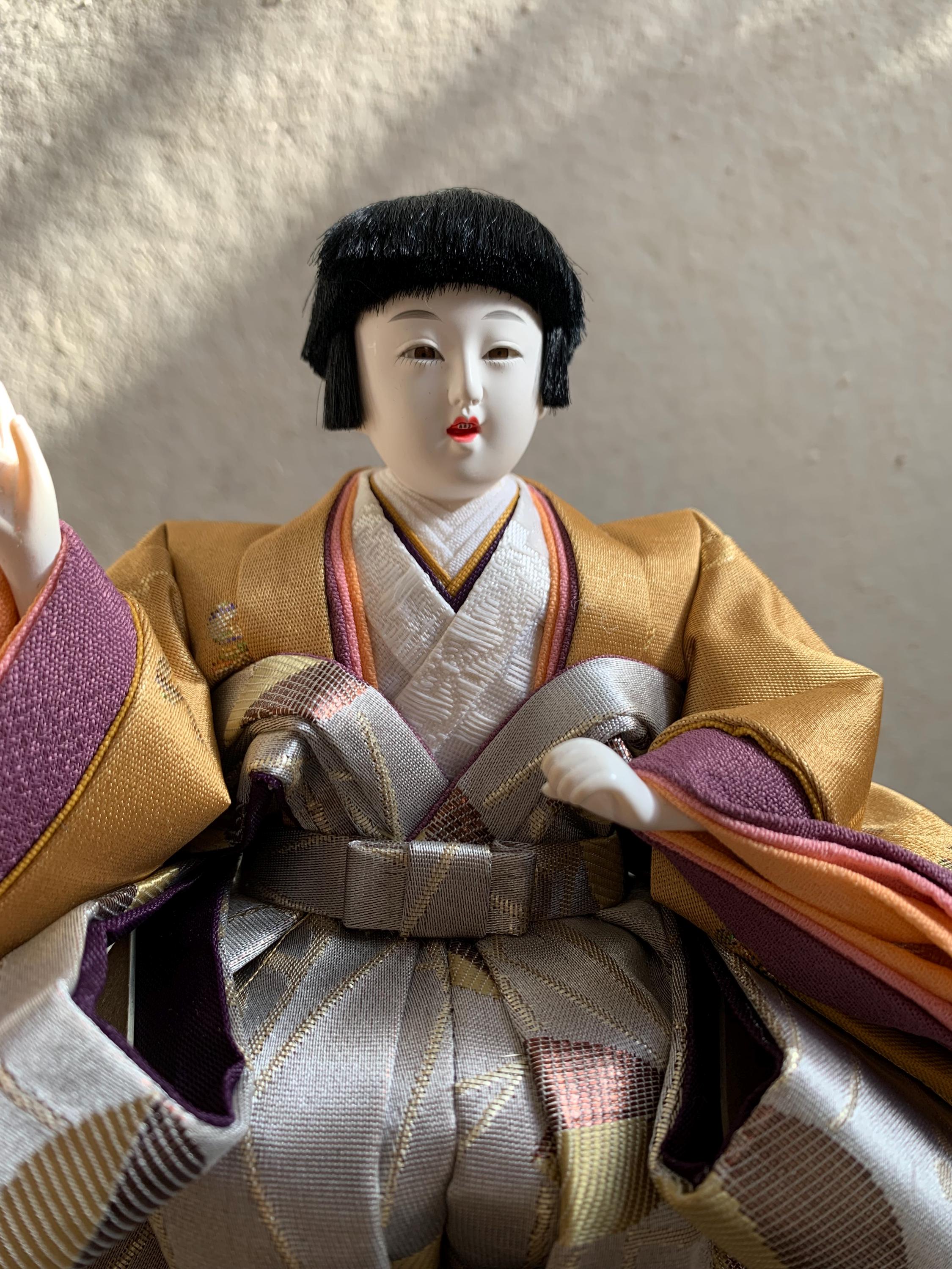 JAPANESE TRADITIONAL DOLL, Original Hina Ningyo Matsuri Doll, Hand