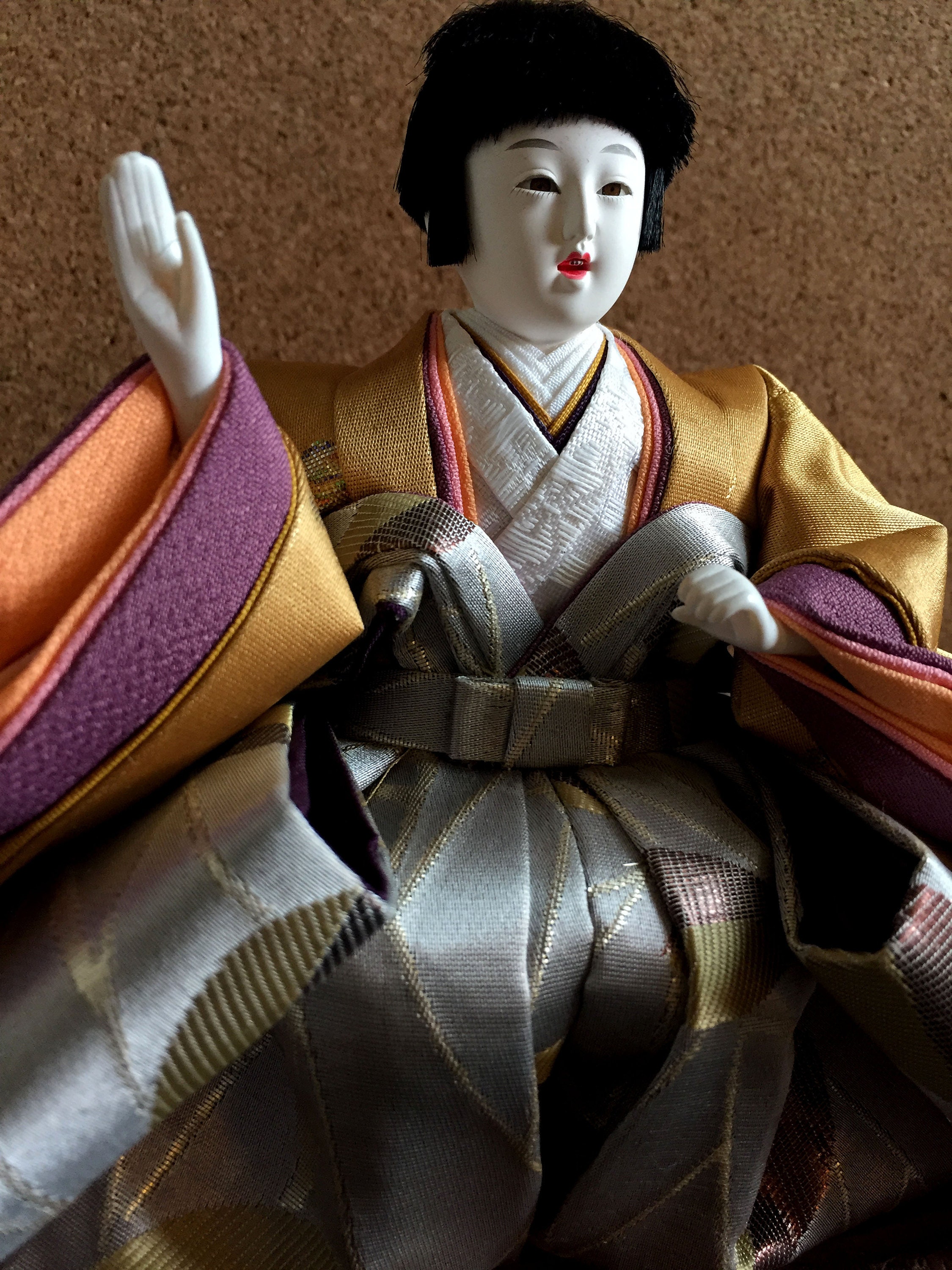 JAPANESE TRADITIONAL DOLL, Hina Ningyo Matsuri Doll, Hand