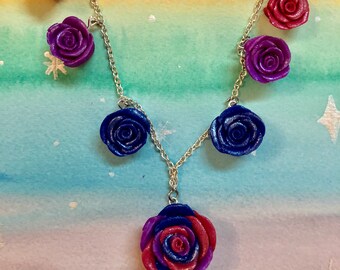 Bi Rose Pride Necklace
