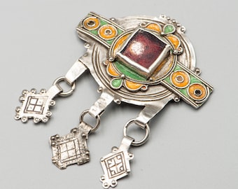 Lot De Bijoux Anciens En Argent Berbère - Collection Ethnique Vintage