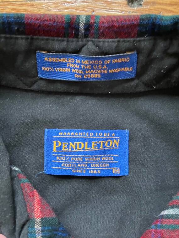 90’s Vintage Plaid Pendleton Shirt - image 3