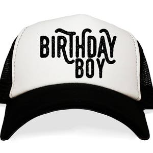 Birthday Boy  Hat. Baseball Cap.  Bday Party for Him. Gift for Boyfriend. Hat for Birthday Party. Surprise Party Hats. Trucker Hat.
