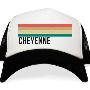 Cheyenne Hat. Modern Wyoming Baseball Cap. Western Gift Apparel. Unique 307 Native Ballcap. Unique Wyo Present. Rodeo Gear. Magic City Hat.