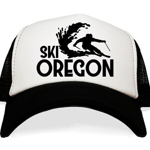 Ski Oregon Hat. Modern Skier Baseball Cap. Cascade Mountain Ski Trip Gift Apparel. Unique 541 Native Ballcap. Snowboarder Present. PNW Hat.