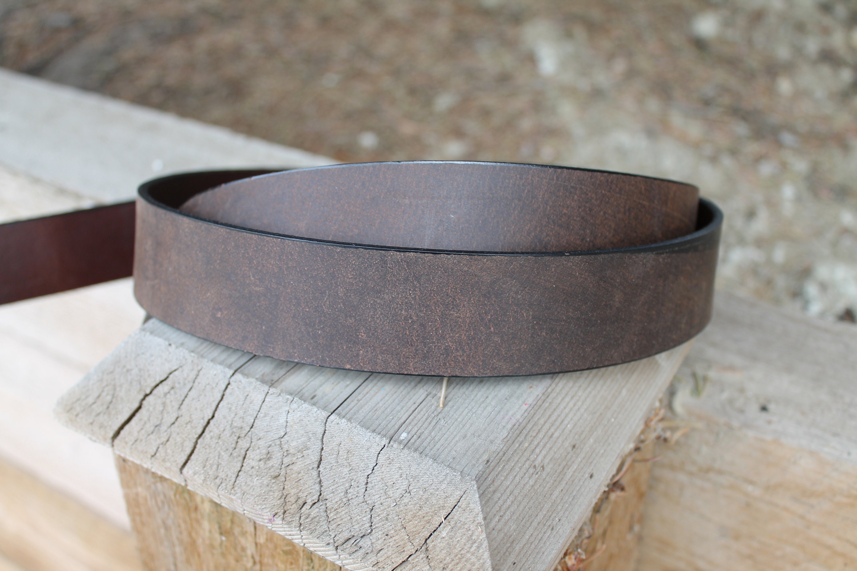 Crazy Horse Brown Belt Distressed Leather Handmade Belt Men | Etsy