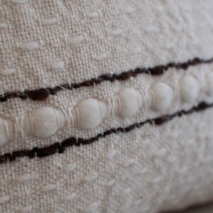 Handwoven pillow cover, decorative throw pillow cover image 3
