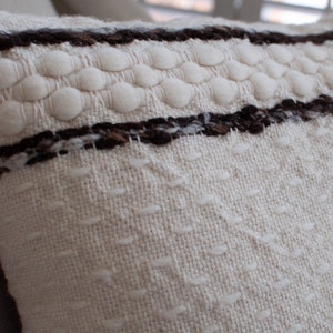Handwoven pillow cover, decorative throw pillow cover image 2