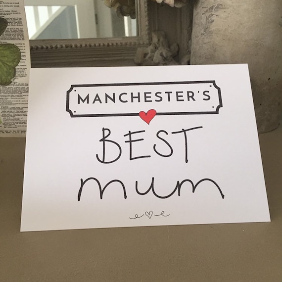 Any Locations BEST Mum, mother's day, Husband, Partner, Girlfriend boyfriend Valentines personalised greeting card
