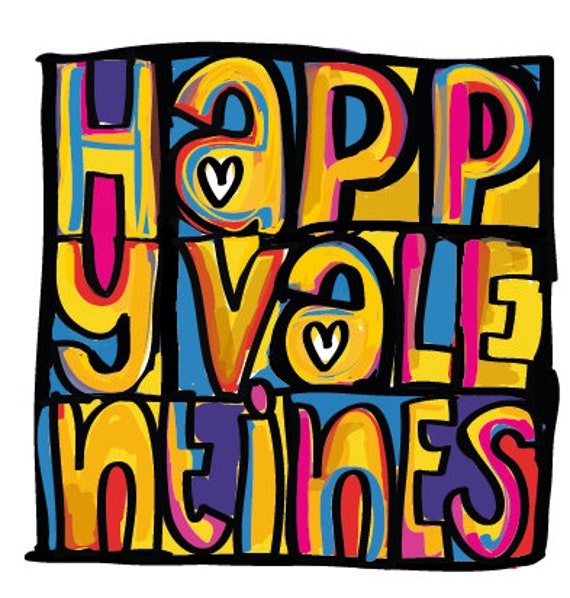 Happy Mondays inspired Valentines Greeting Card that can be personalised