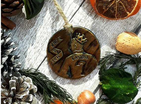 King Eric Cantona MUFC 7 Christmas decoration