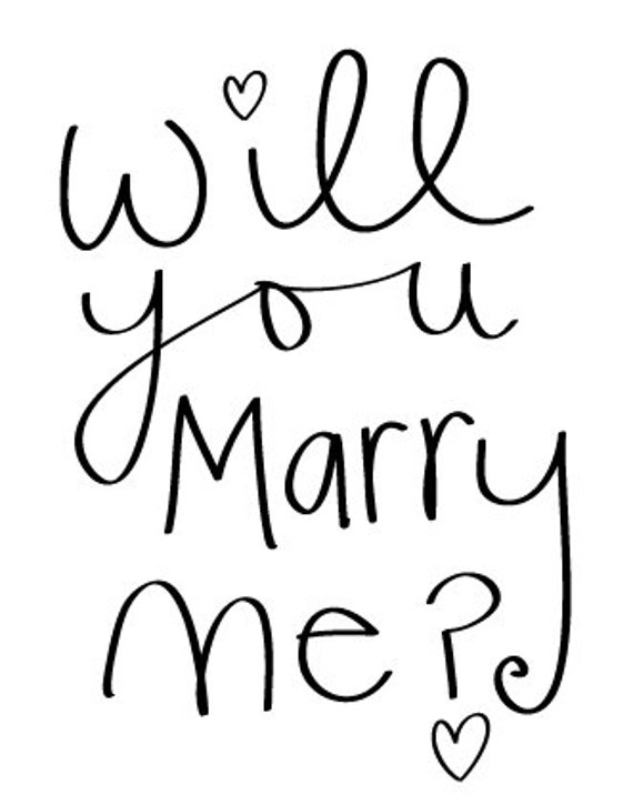 Will You Marry Me Valentines Wedding Greeting Card