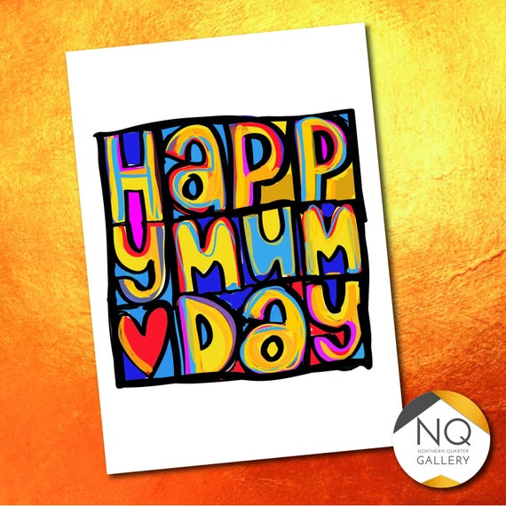 Happy Mum Day Mother's Day Greeting Card