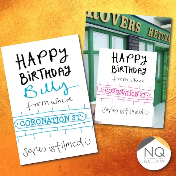 Coronation St Happy Birthday Cards