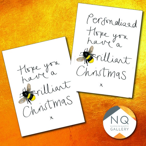 Bee-rilliant Christmas Greeting Cards