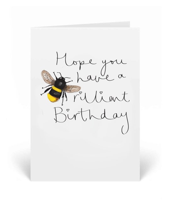 Brilliant Birthday Greeting card that can be personalised