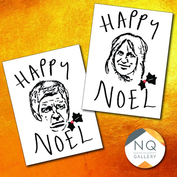 Happy Noel - Gallagher or Fielding Christmas greeting cards
